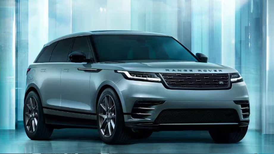 Front three-quarter view of a Land Rover Range Rover Velar
