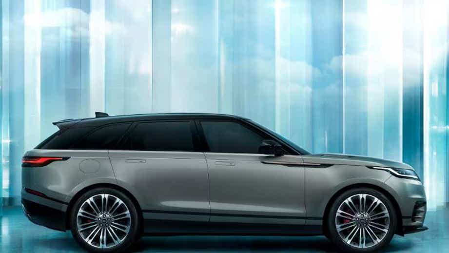 side view of a Land Rover Range Rover Velar