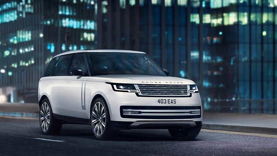 Front three-quarter view of a Land Rover Range Rover