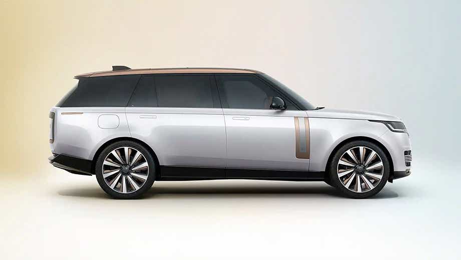 side view of a Land Rover Range Rover