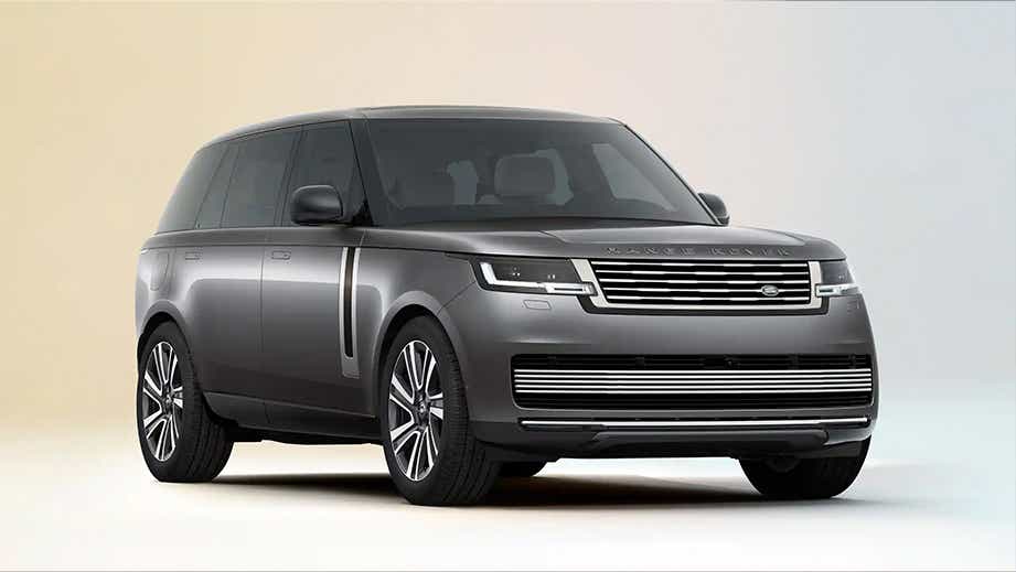 Front three-quarter view of a Land Rover Range Rover