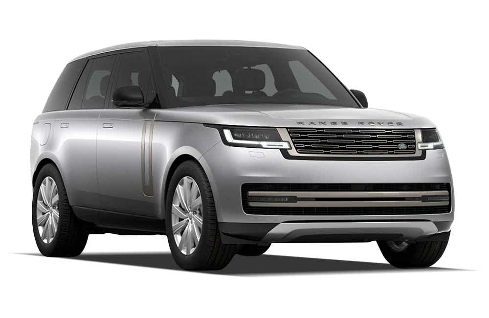 front three-quarter view of a Land Rover Range Rover