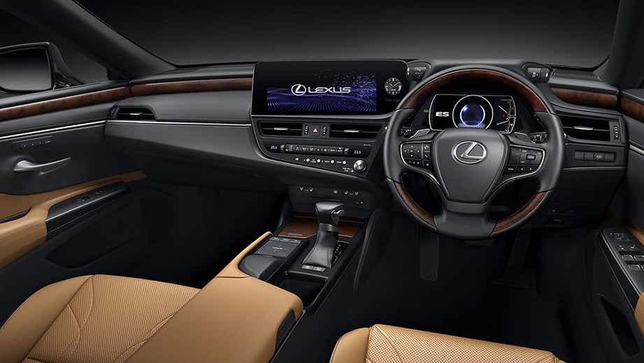 interior dashboard of a Lexus ES