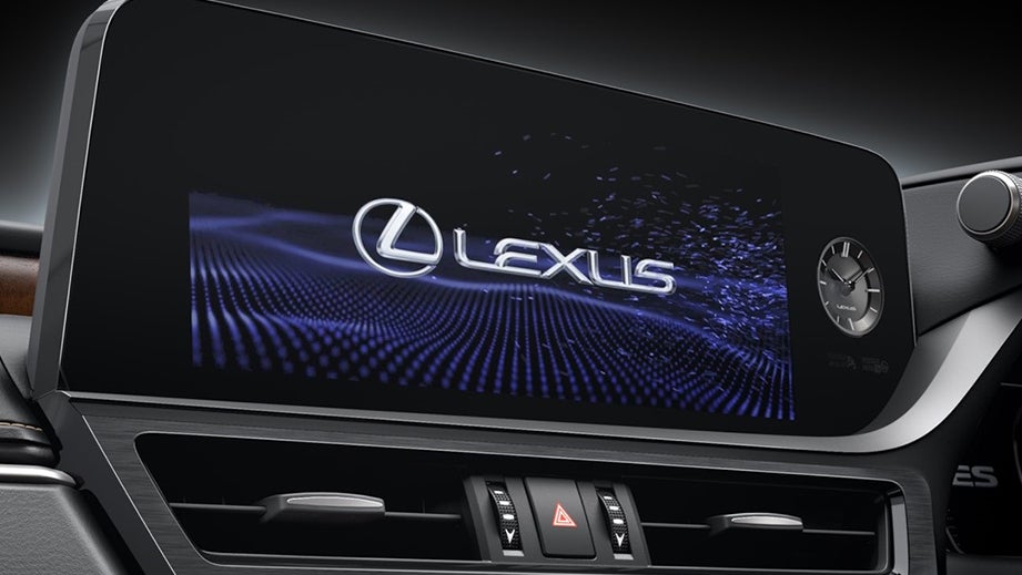 infotainment screen view of a Lexus ES