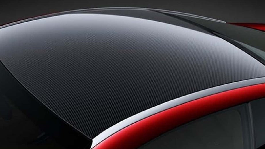 roof close-up of a Lexus LC 500h