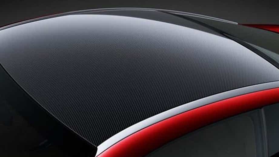 roof close-up of a Lexus LC 500h