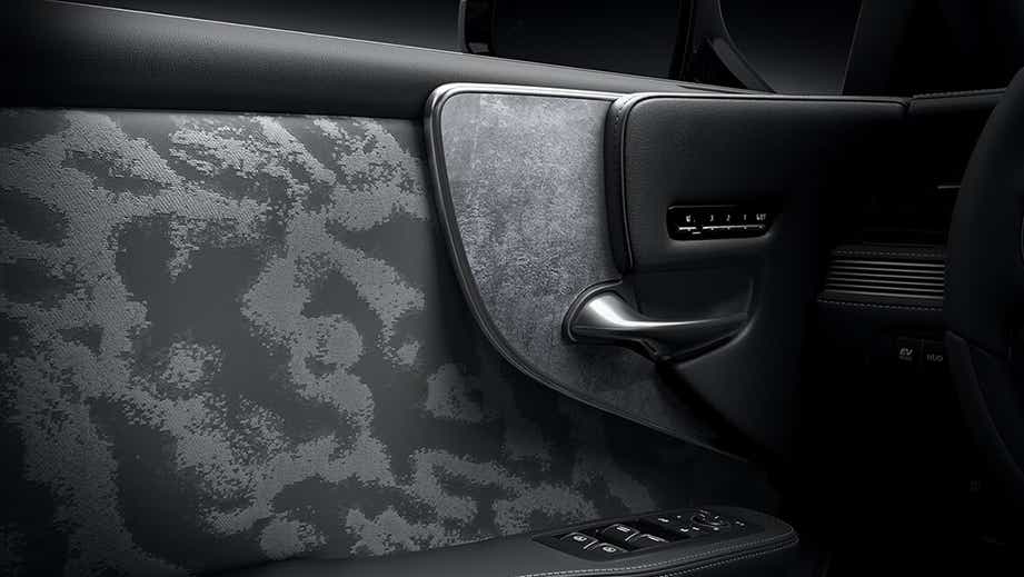 interior door panel view of a Lexus LS