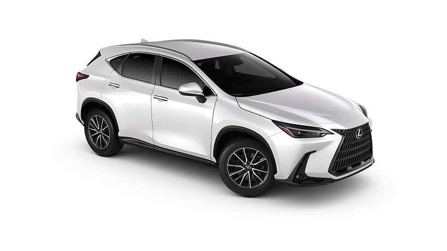 front three-quarter view of a Lexus NX