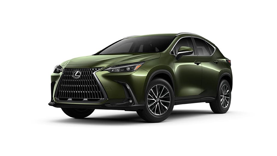 front three-quarter view of a Lexus NX