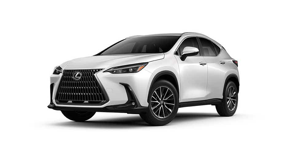 front three-quarter view of a Lexus NX