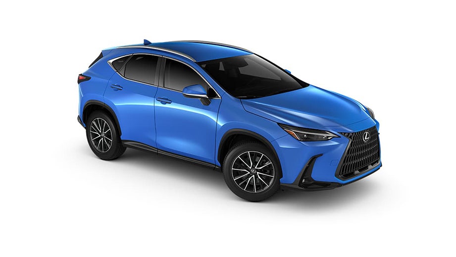 Front three-quarter view of a Lexus NX