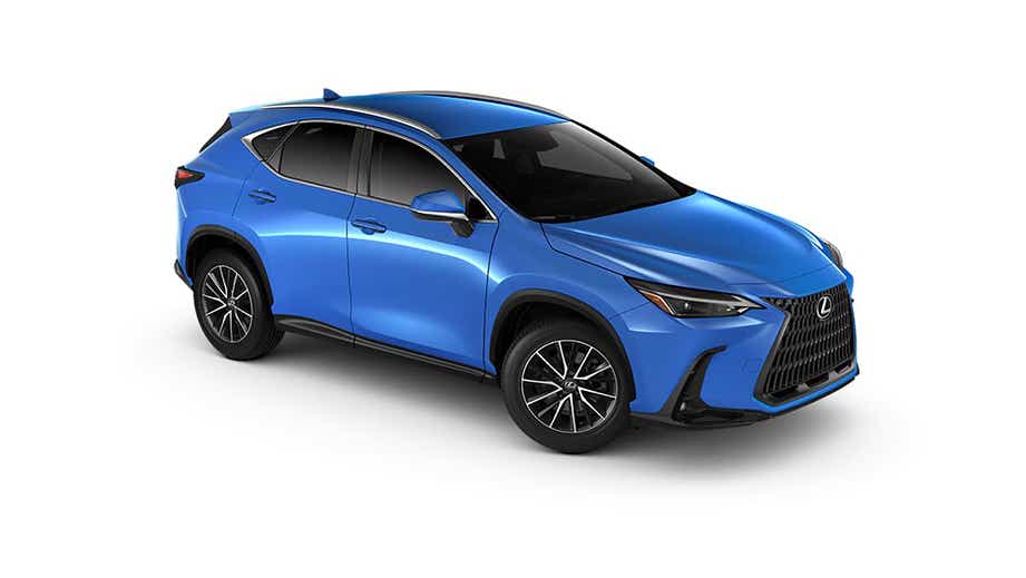 Front three-quarter view of a Lexus NX
