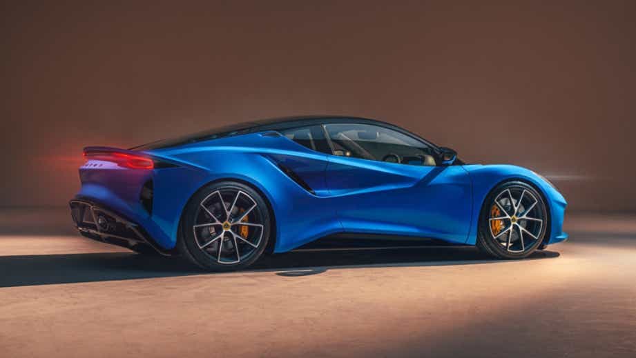 side profile of a Seneca Blue Lotus Emira