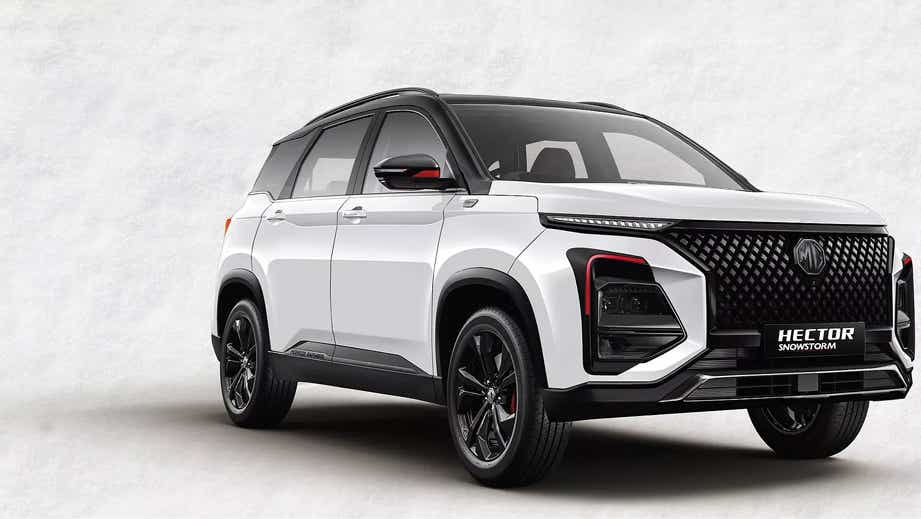 front three-quarter of a MG Hector