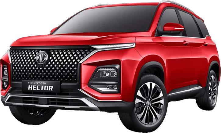 front three-quarter view of a MG Hector