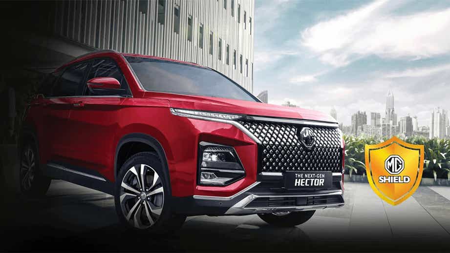 front three-quarter of a MG Hector