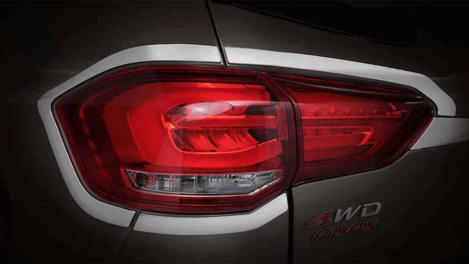 Tail light close-up of a MG Gloster