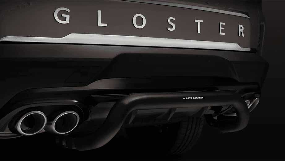 rear view of a MG Gloster