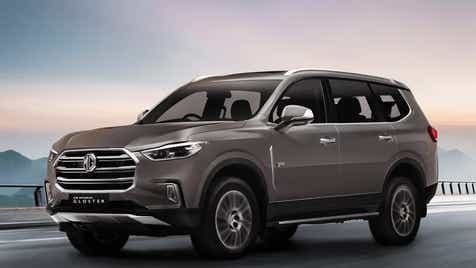 front three-quarter view of an MG Gloster