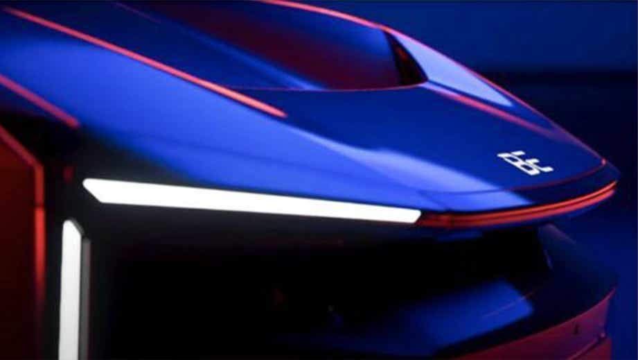 Front view of a Mahindra BE 6