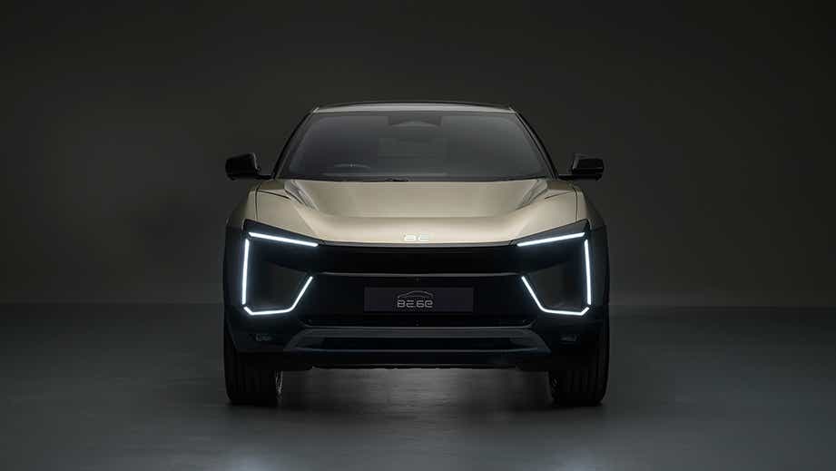 front view of a Mahindra BE 6