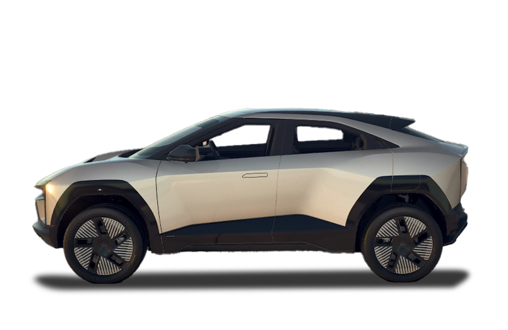 side profile of a Mahindra BE 6