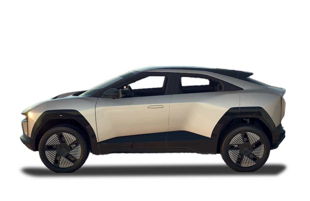 side profile of a Mahindra BE 6