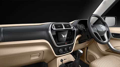 interior dashboard of a Mahindra Bolero Neo Plus