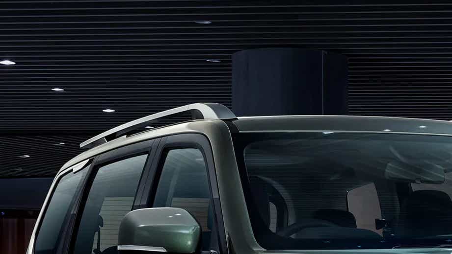 Front-side view of a Mahindra Scorpio-N