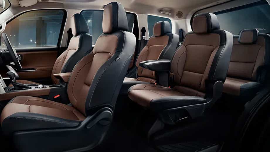 Interior seats view of a Mahindra Scorpio-N