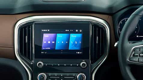 interior dashboard of a Mahindra Scorpio-N