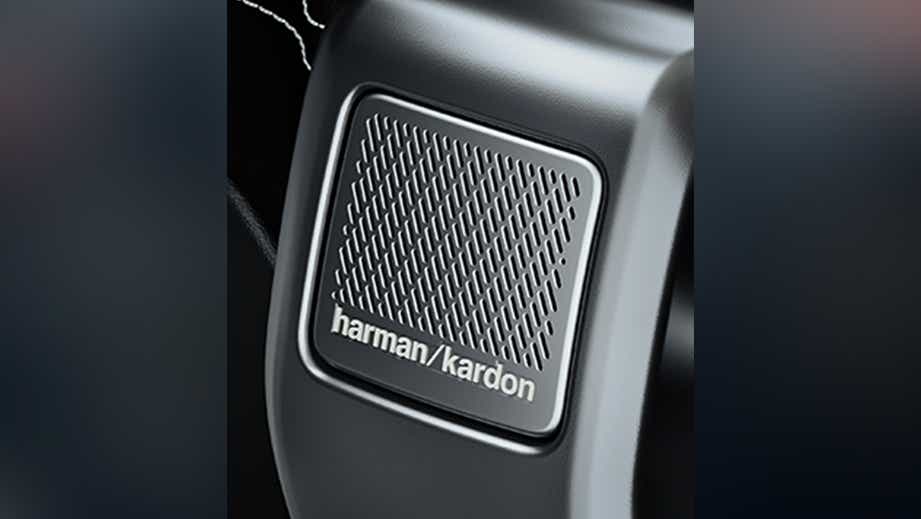 Speaker close-up of a Mahindra Thar ROXX