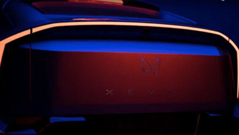 rear view of a Mahindra XEV 9E