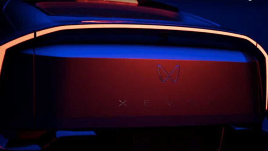 rear view of a Mahindra XEV 9E