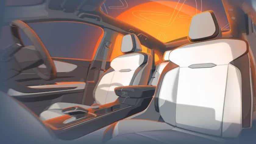 interior dashboard of a Mahindra XEV 9E