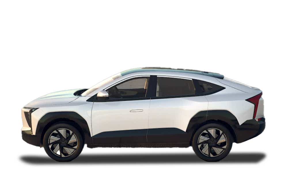 side profile of a Mahindra XEV 9E