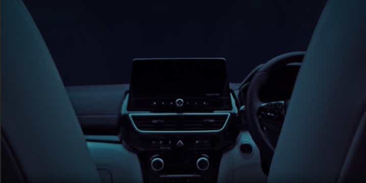 interior dashboard of a Mahindra XUV 3XO