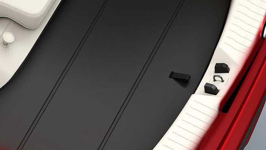 boot space view of a Mahindra XUV300