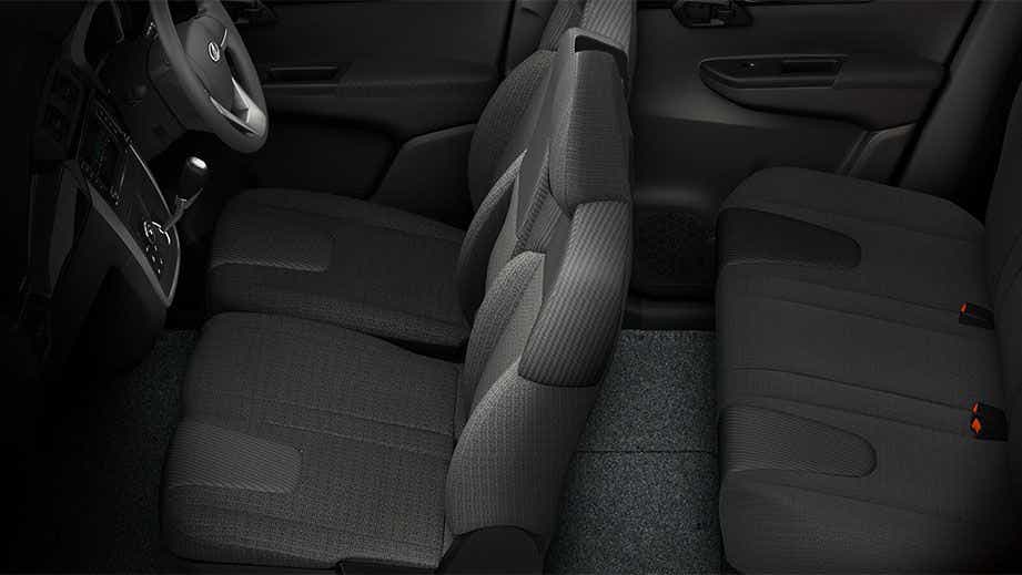 interior seats view of a Mahindra KUV 100 NXT