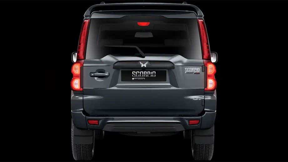 rear view of a Mahindra Scorpio Classic