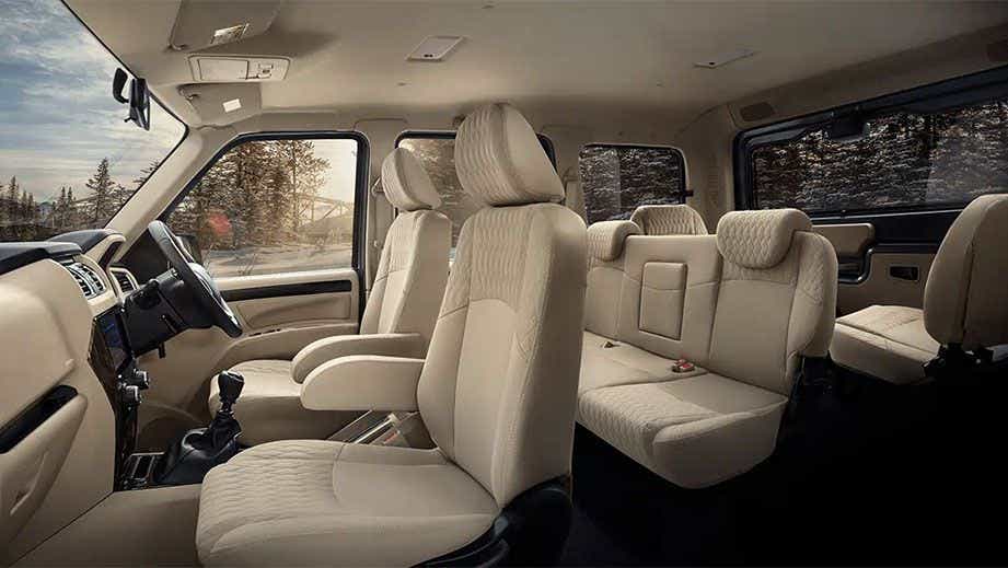 interior cabin view of a Mahindra Scorpio Classic