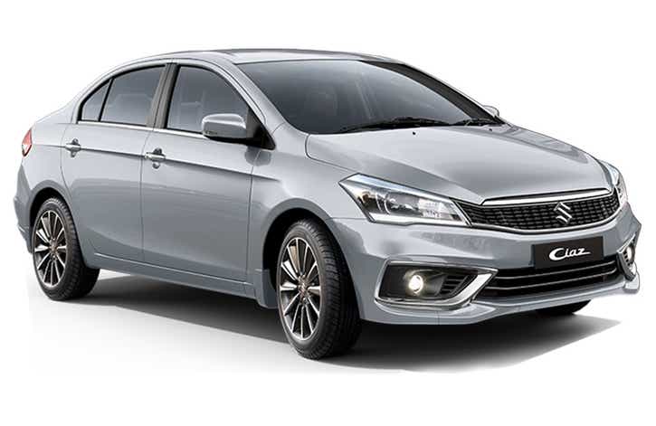 front three-quarter view of a Maruti Suzuki Ciaz