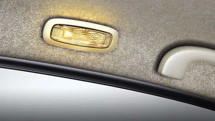 interior roof light and grab handle of a Maruti Suzuki Ciaz