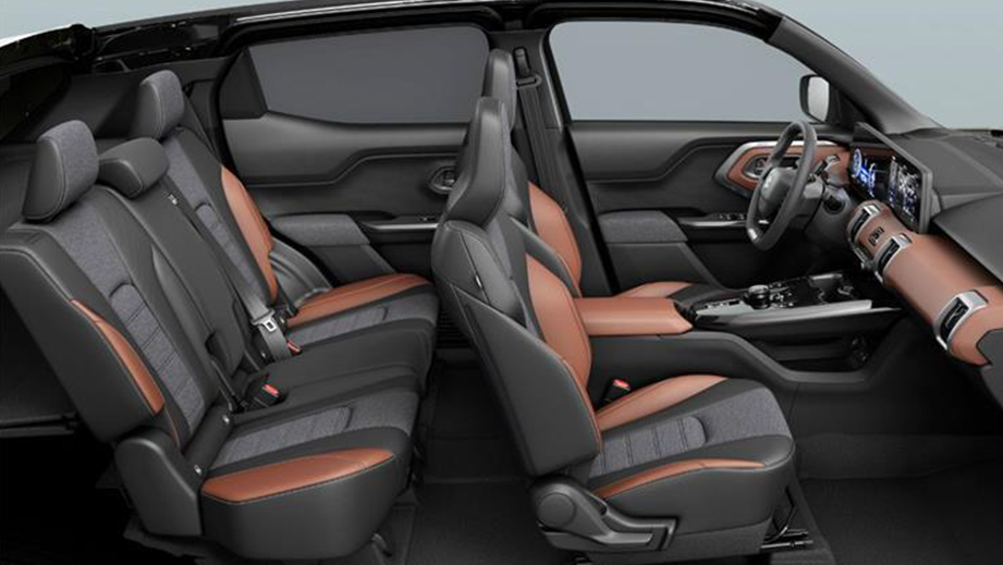 Interior side view of a Maruti Suzuki e Vitara