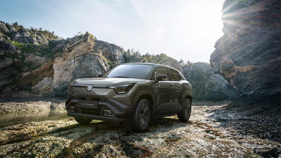 Maruti Suzuki E Vitara Front Left Diagonal View