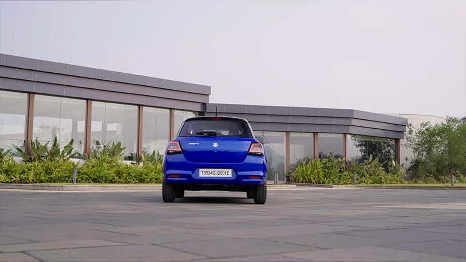 rear view of a Maruti Suzuki Swift