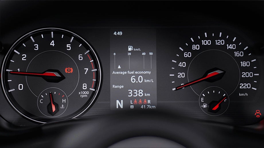 instrument cluster of a Maruti Suzuki Swift