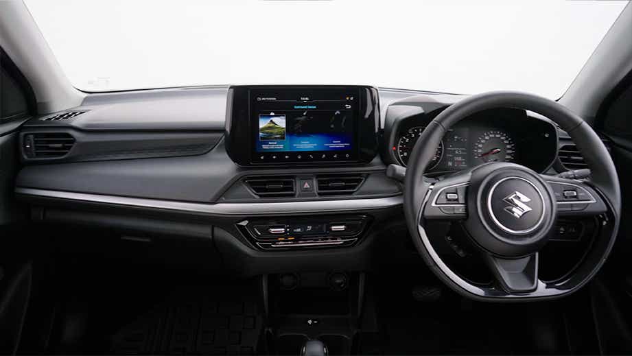interior dashboard of a Maruti Suzuki Swift