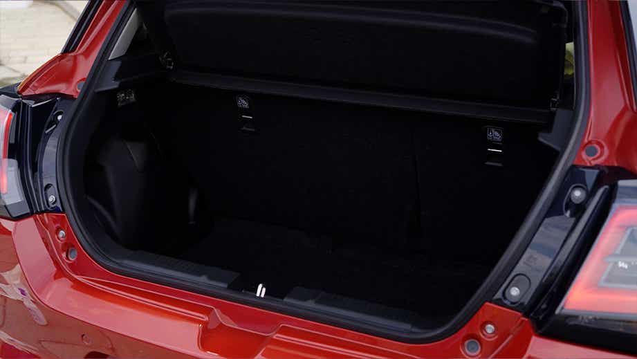 open boot space of a Maruti Suzuki Swift