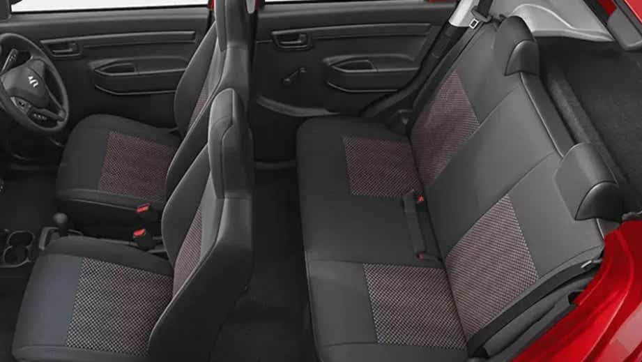 interior seats view of a Maruti Suzuki S-Presso